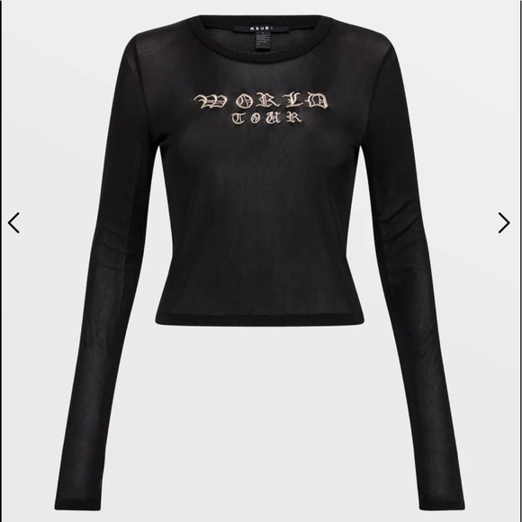 Ksubi Flash Long Sleeve Mesh Shirt - Picture 2 of 3